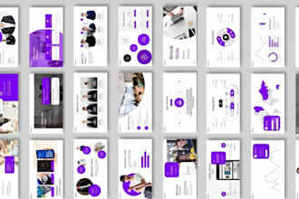 create business powerpoint presentation deck design and tech startup in 12 hours