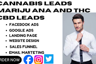 advertise your cannabis hemp oil landing page vape website and cbd website