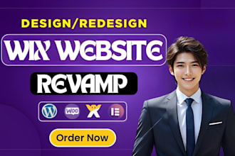 build wix website design wix website redesign wix website velo code revamp