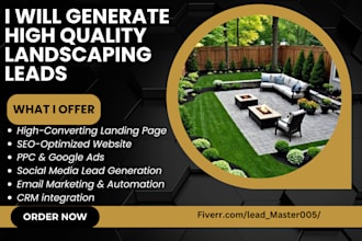 generate landscaping leads landscaping landing page lawn care leads