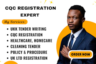 cqc registration for nhs tender ,healthcare tender, homecare, policy procedure