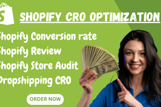 boost shopify conversion rate shopify review shopify store audit dropshiping cro