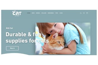 design pet supplies shopify store, pet store, pet ecommerce website, pet website