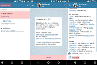 develop telegram bot, shopping bot, chatbot, crypto telegram bot