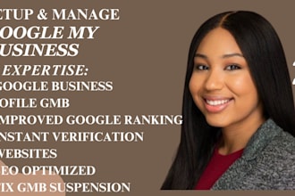 enhance google my business profile gmb for local SEO and maps ranking and verify