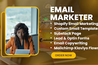 shopify klaviyo mailchimp email marketing, substack page, post, newsletter, form