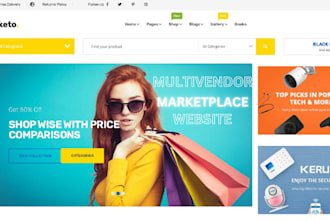 multi vendor marketplace website multi vendor ecommerce marketplace website