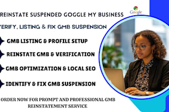 reinstate suspended google my business gtin, fix disabled profile and win appeal