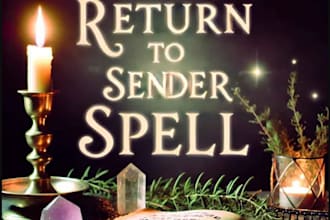 cast protection, curse removal and back to sender spell