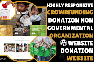 build nonprofit charity donation ngo website donation leads charity landing page