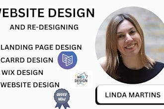 design or redesign wix website carrd landing page wix online store wordpress