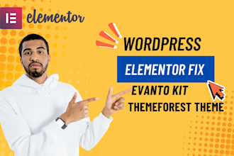 install elementor pro, elementor fix themeforest envato theme wordpress template