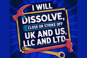 expertly dissolve, close or strike off your UK ltd company
