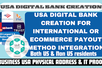 create USA llc for non residence create USA business bank account mercury bank