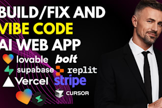 build lovable ai website fix auth saas mvps react nextjs bolt new stripe api n8n