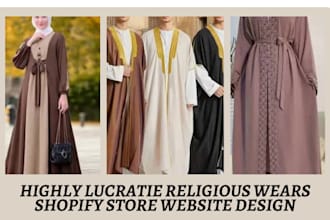 build islamic clothing shopify abaya hijab store religious islamic wears website