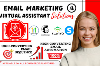 design setup shopify klaviyo email marketing mailchimp campaign automation email