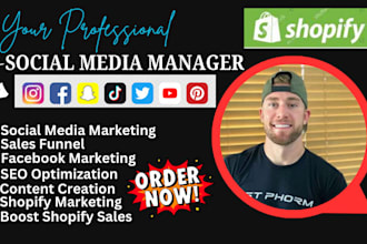 do social media marketing to boost shopify sales fb ig manager tiktok promotion