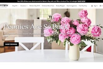 design flower website flower shoopify store florist website flower store floral