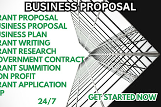 grant writing submission proposal grant research grant application business plan