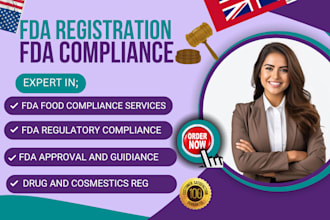 do fda registration, food and drug compliances, fda complliance, US agent
