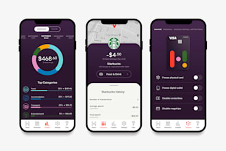 design and develop fintech app, payment app, neobank app, crypto wallet app