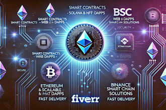 create web3 dapps, solana smart contracts, defi blockchain