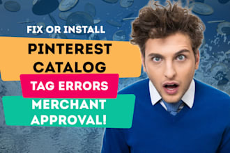 fix or install pinterest catalog tag errors inorder to get you merchant approval