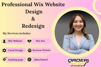 design and redesign wix website carrd landing page design carrd website