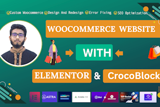 create online store with woocommerce