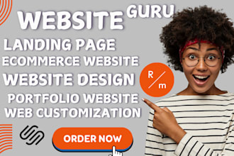 design custom readymag tilda carrd wix squarespace webflow website readymag site