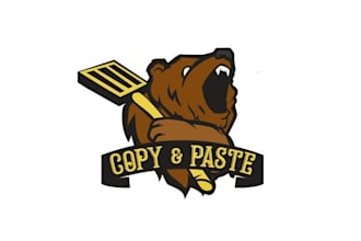 design mascot cooking show and a kitchen set logo