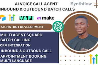 do ai voice calling agent using vapi synthflow bland ai retell ghl ai make com