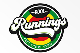 design unique colorful hipster bar and restaurant logo