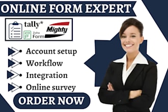 create hey form tally mighty form get form iterable form zoho form survey form