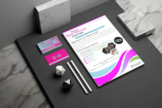 do professional letterhead , and stationary design in high quality
