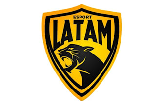 design creative e sports latam team logo