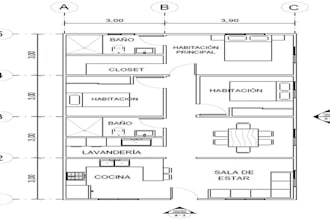 draw arquitectural and structural plans in autocad