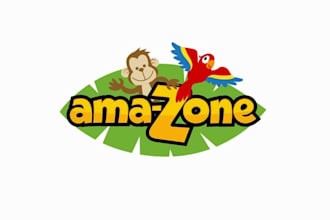 make super logo for amazone a jungle inspired kids play area