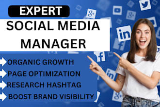 be your social media manager, instagram marketing, facebook reels, tiktok shop