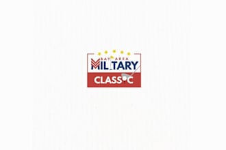 create cool golf military charitable tournament logo
