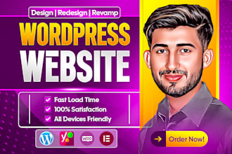 redesign wordpress website or revamp wordpress website