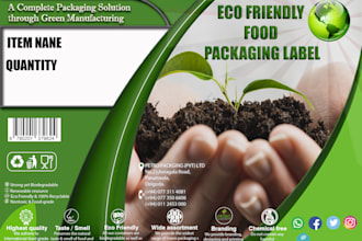 do professional food label design perfect for your product
