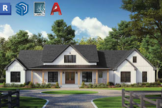 do your architectural 3d renderings, 3d modeling in revit