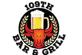 design powerful elegant bar grill logo