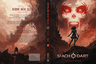 design a great cover for sci fi, horror book cover