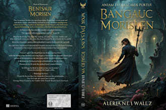 do fantasy book cover, thriller book cover design