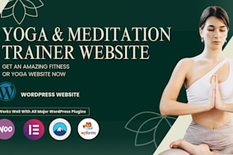 create  professional gym, fitness, yoga, and health website with wordpress
