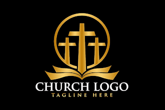 design modern and unique church religious or ministry logo for your business