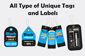 do professional and eye catching hang tag and label designs